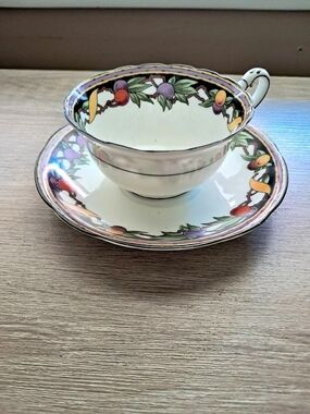 Royal Paragon Art Deco Bone China Teacup & Saucer